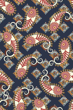 佩斯利印花华亿平台图片