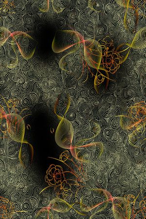 连衣裙印花华亿平台图片