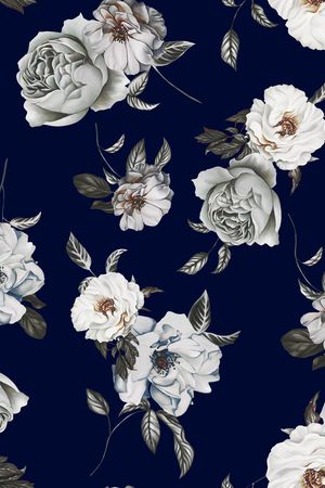 玫瑰花印花华亿平台图片