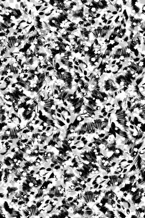 黑白华亿平台印花华亿平台图片