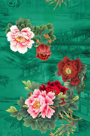 红花印花华亿平台图片