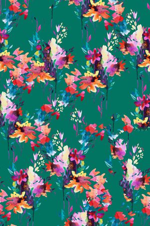 真丝印花华亿平台图片