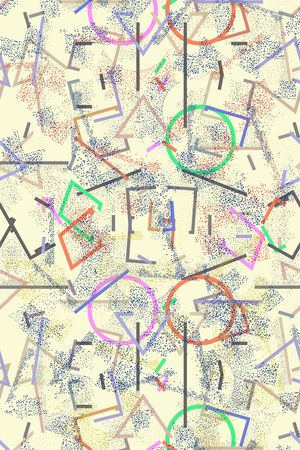 线条画印花华亿平台图片