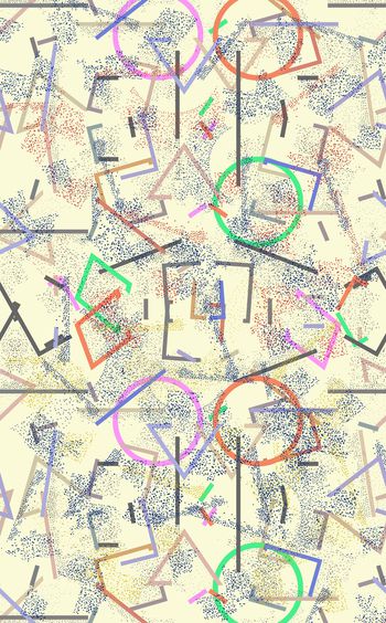 线条画印花华亿平台图片