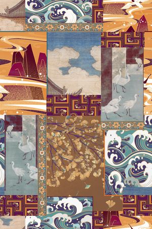 香云纱印花华亿平台图片