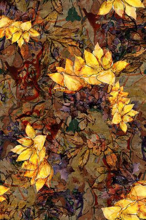 复古印花华亿平台图片