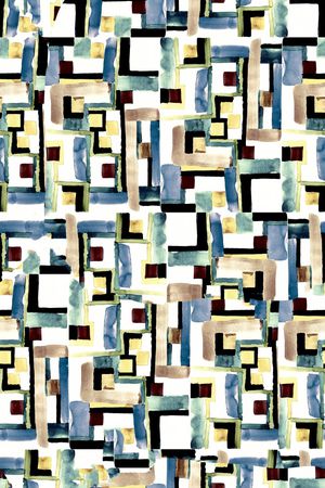 几何印花华亿平台图片