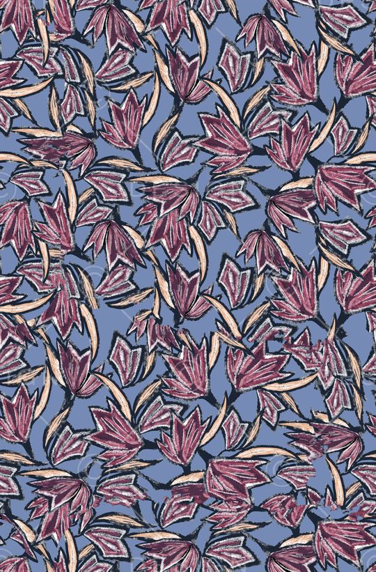 复古印花华亿平台图片