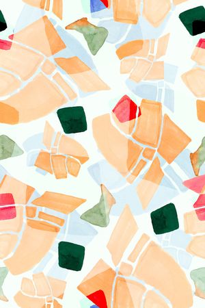 几何印花华亿平台图片