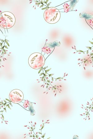 连衣裙印花华亿平台图片