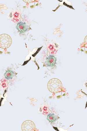 连衣裙印花华亿平台图片