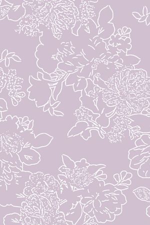 清爽底花卉印花华亿平台图片