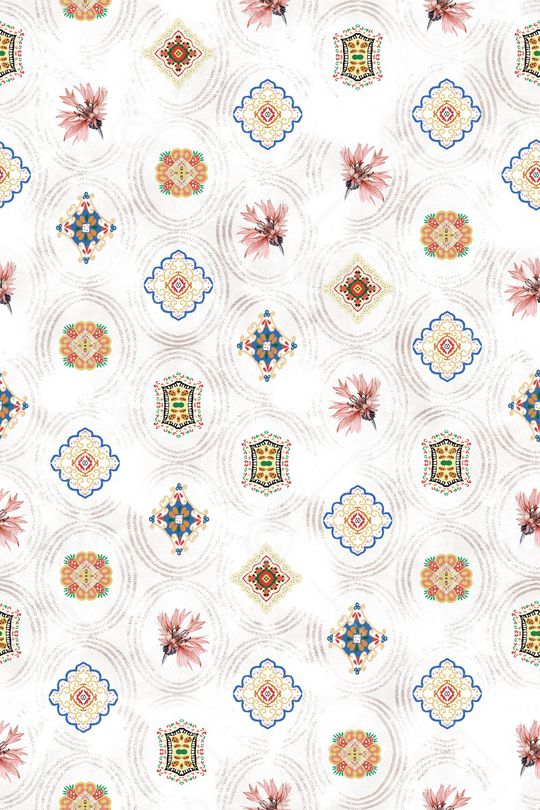 几何印花华亿平台图片