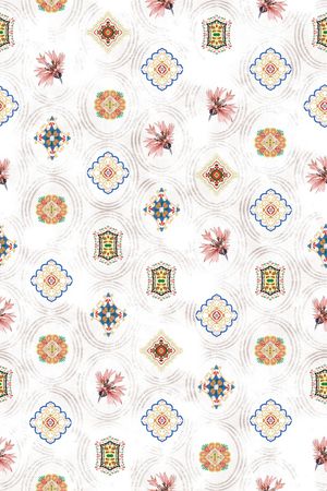 几何印花华亿平台图片