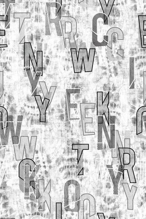 字母印花华亿平台图片