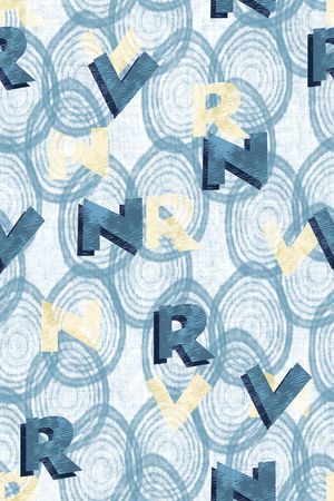 字母印花华亿平台图片