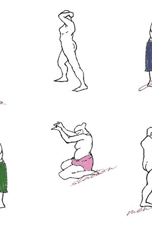 线条画印花华亿平台图片