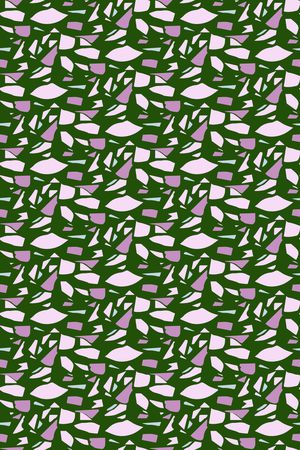 绿色印花华亿平台图片