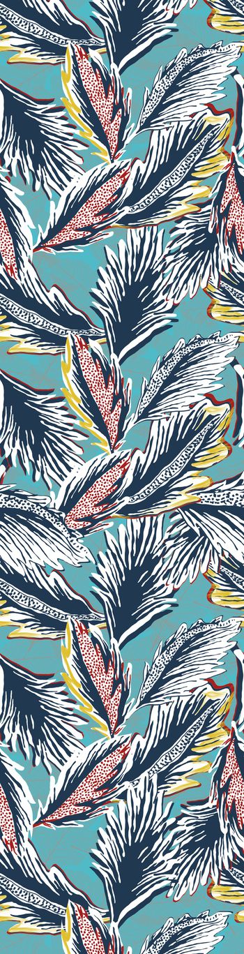 绿植树叶印花华亿平台图片