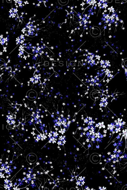 满版散花印花华亿平台图片