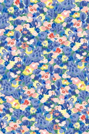 小碎花印花华亿平台图片