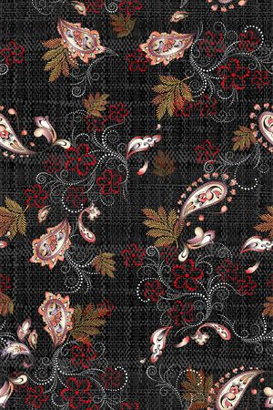 佩斯利印花华亿平台图片