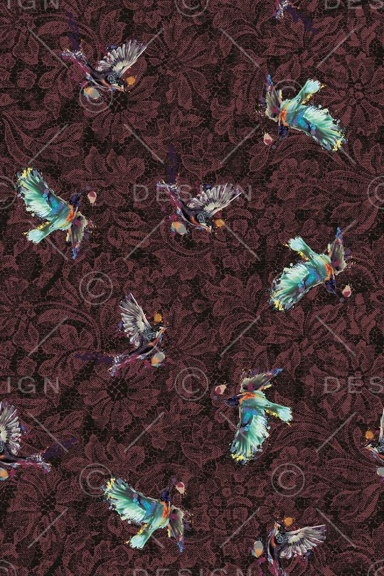 鸟印花华亿平台图片