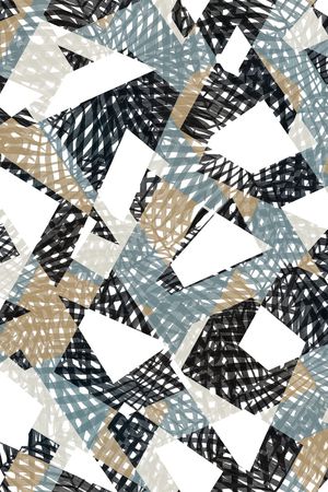 几何印花华亿平台图片