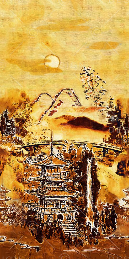 真丝印花华亿平台图片