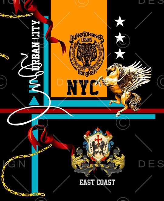 字母印花华亿平台图片