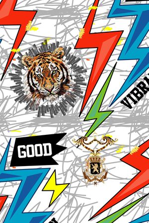 字母印花华亿平台图片