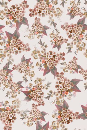 抽象花卉印花华亿平台图片