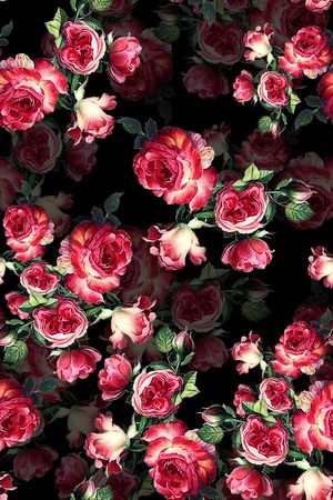 绿植树叶印花华亿平台图片