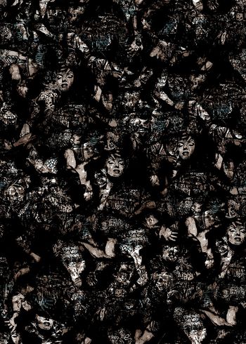 人物印花华亿平台图片