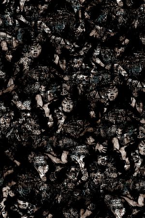 人物印花华亿平台图片