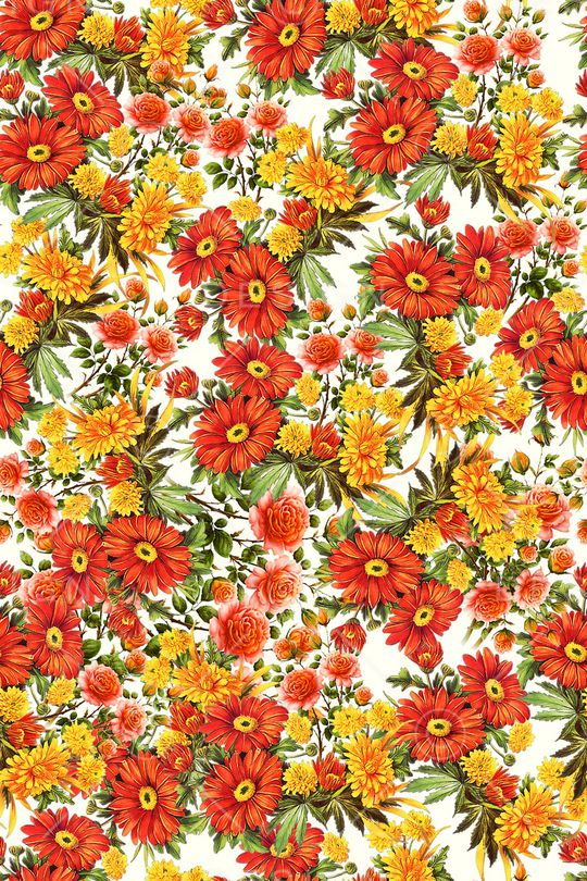 绿植树叶印花华亿平台图片