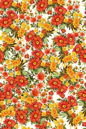 绿植树叶印花华亿平台图片