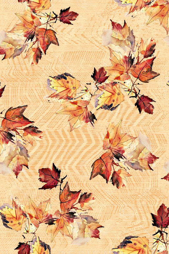 枫叶印花华亿平台图片