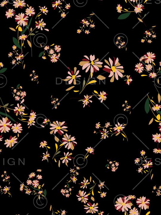 小碎花印花华亿平台图片