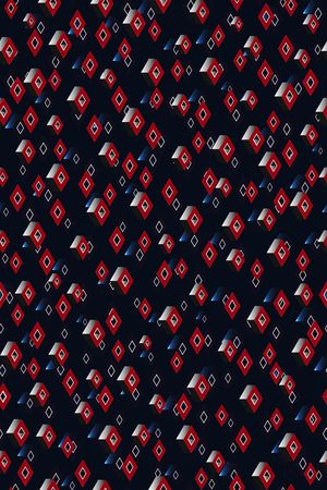 几何印花华亿平台图片