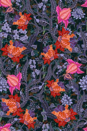 民族风印花华亿平台图片