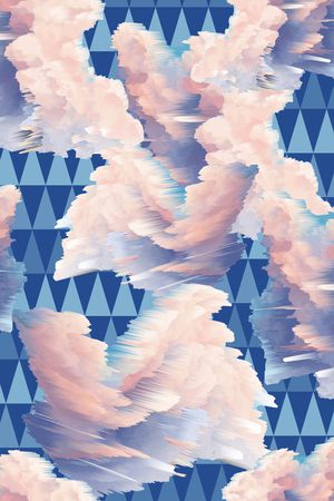 几何印花华亿平台图片