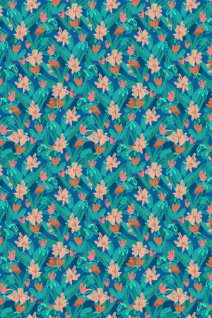 小清新印花华亿平台图片