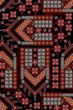 几何印花华亿平台图片