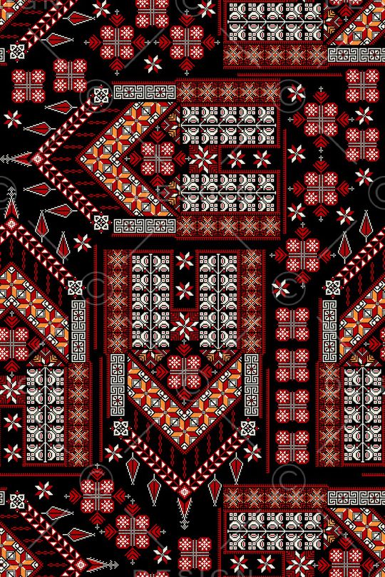 几何印花华亿平台图片