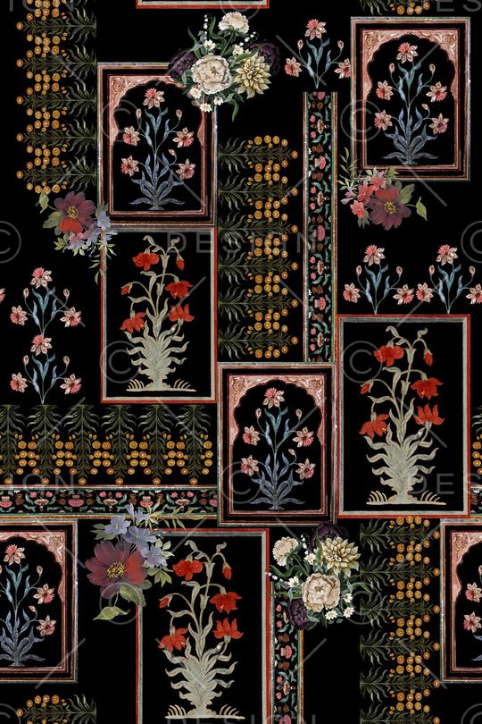 几何印花华亿平台图片