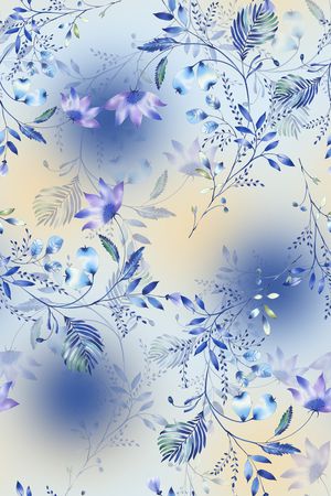 绿植树叶印花华亿平台图片