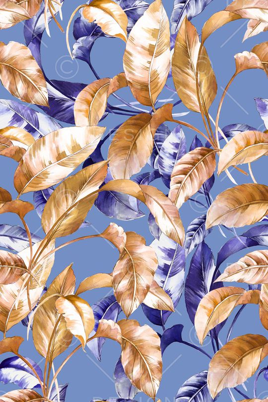 绿植树叶印花华亿平台图片