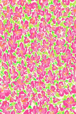 春夏华亿平台印花华亿平台图片