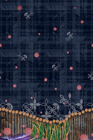 线条印花华亿平台图片